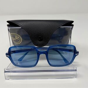 Ray-Ban Blue Tint Square Sunglasses NWOT